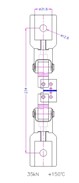 THS260-360-D40-G30-FR2-4-6.3-8-12.5-Am317-ISO5173_100kN_bend_test_weld_in_metallic_materials