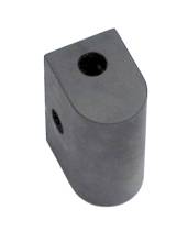 TH22-oFR30-Af3618  upper fin with milled radius R30 and female Adapter 36mm