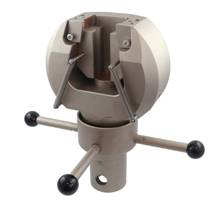 THS1341-250-Af60+BV40-back side closed nonshift wedge grip jaws total open lower grip