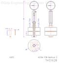THS1628 ASTM-F38-Method2 100C Creep Relaxation Gasket Material